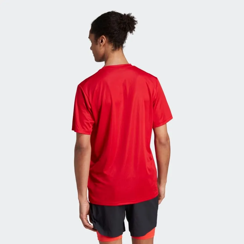Adidas Men Logo Short Sleeve Training T-Shirt