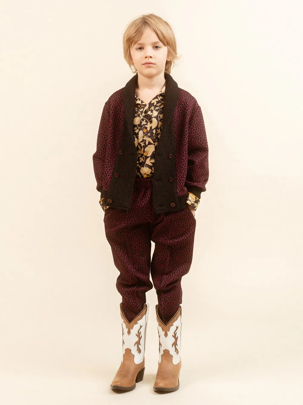Adventure Red Cardigan
