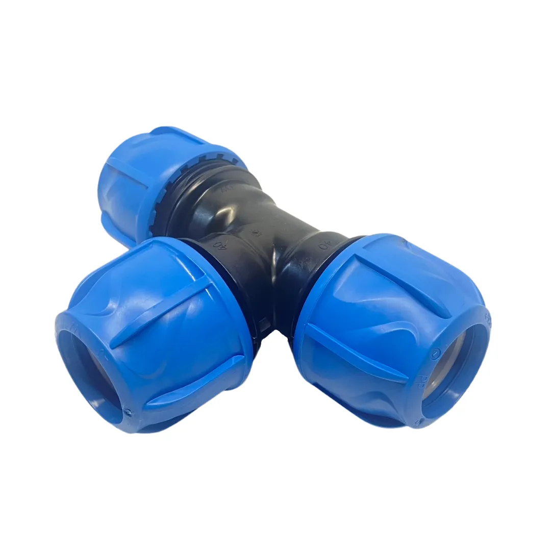 Alprene Metric Increasing Tees for Blueline Poly Pipe