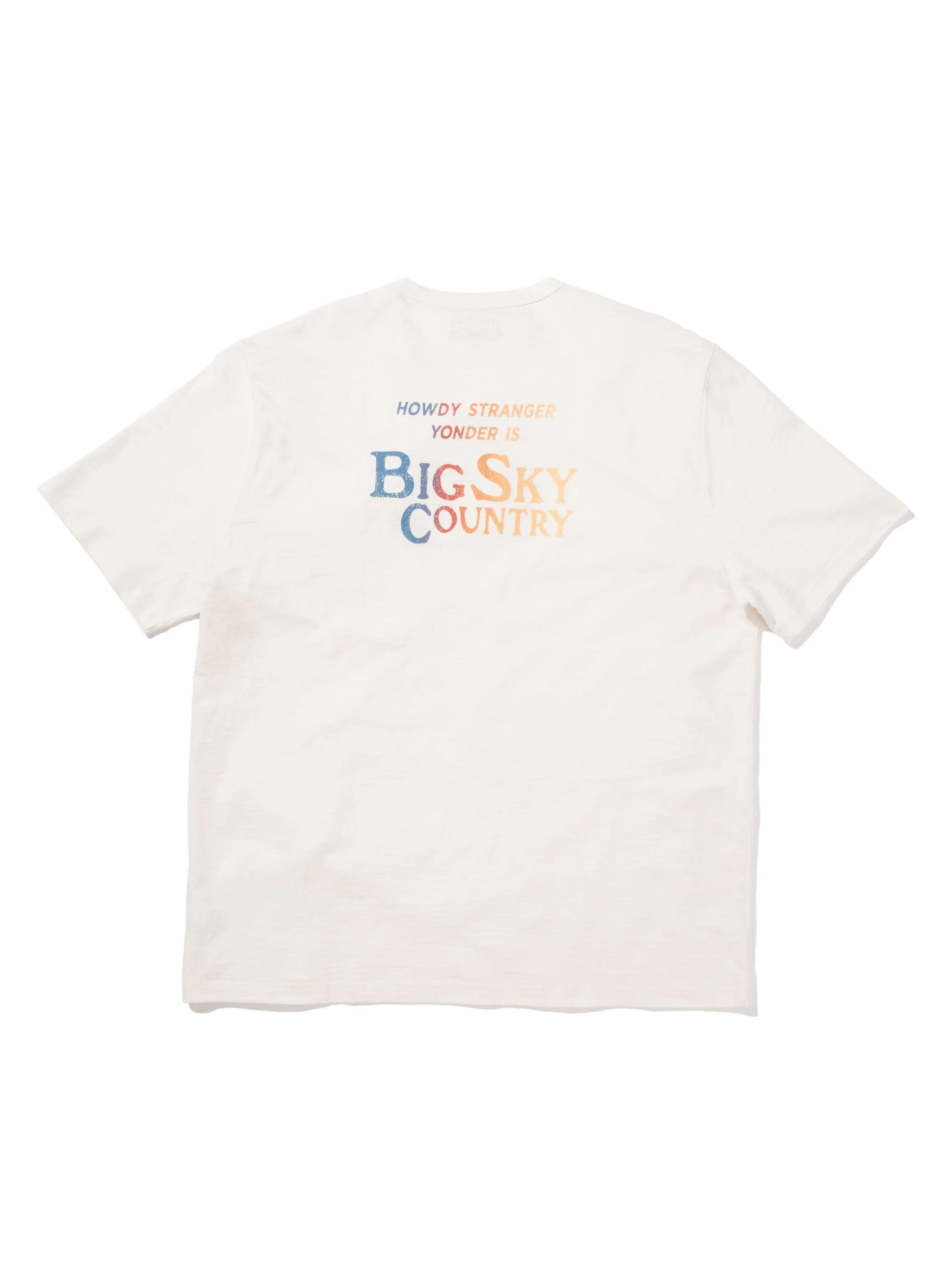 Big Sky Short-Sleeve Crew T-Shirt - White