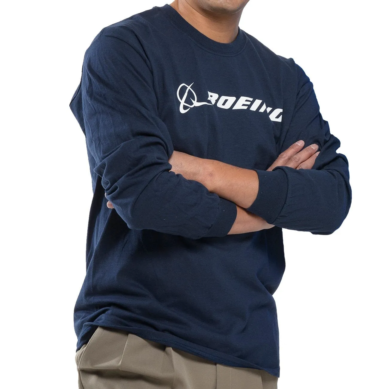 Boeing Logo Signature Long-Sleeve T-Shirt