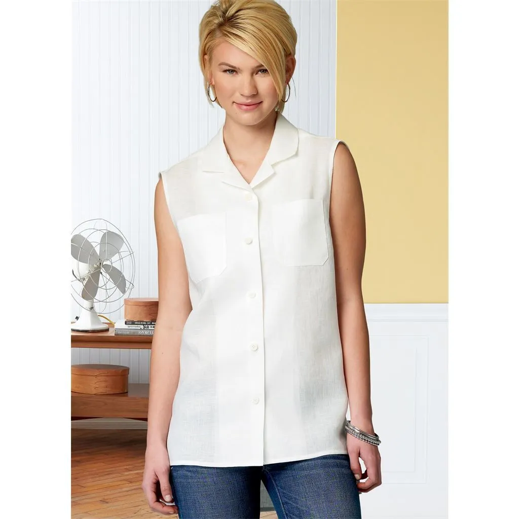 Butterick Pattern B6846 Unisex Button-Down Shirts