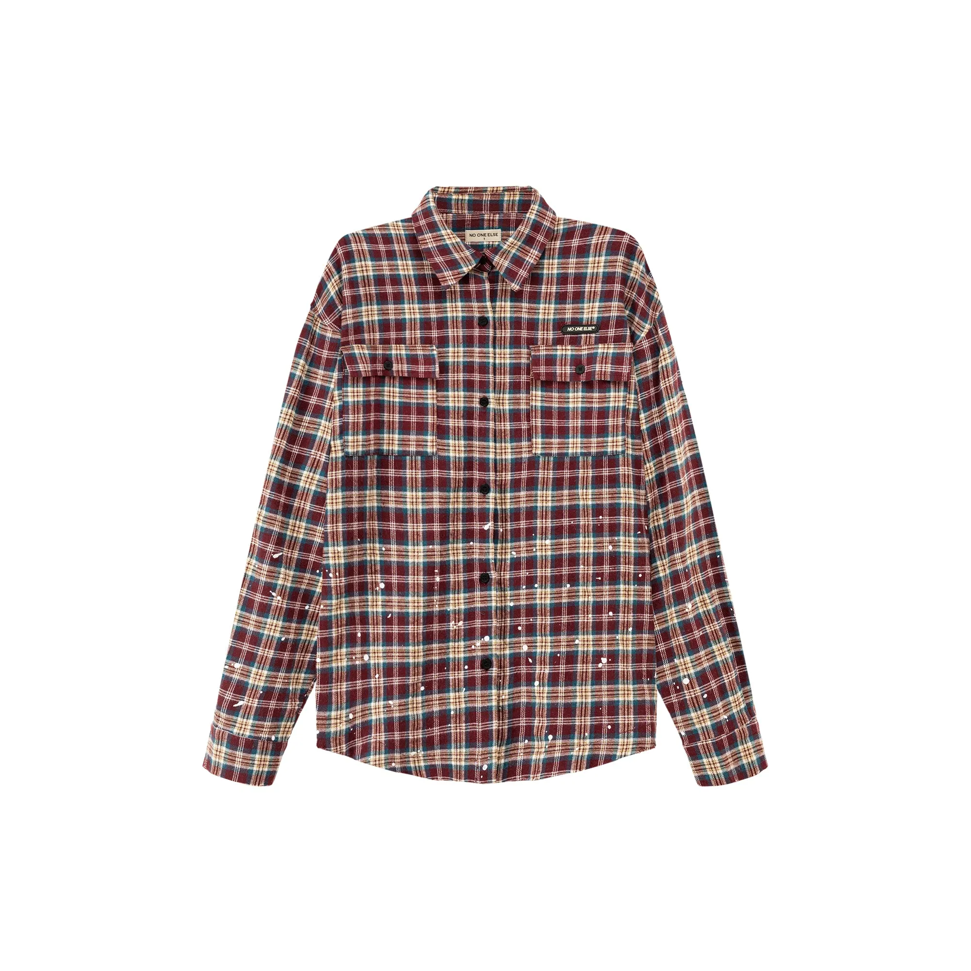Check Loose-Fit Flannel Shirt