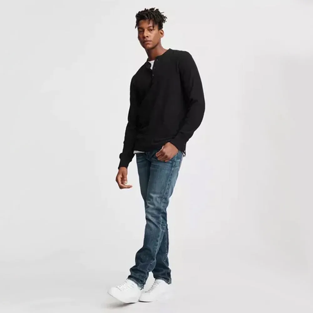 Classic Henley (Jet Black)