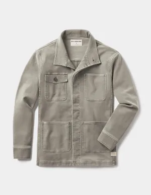 Comfort Terry Chore Coat in Moss