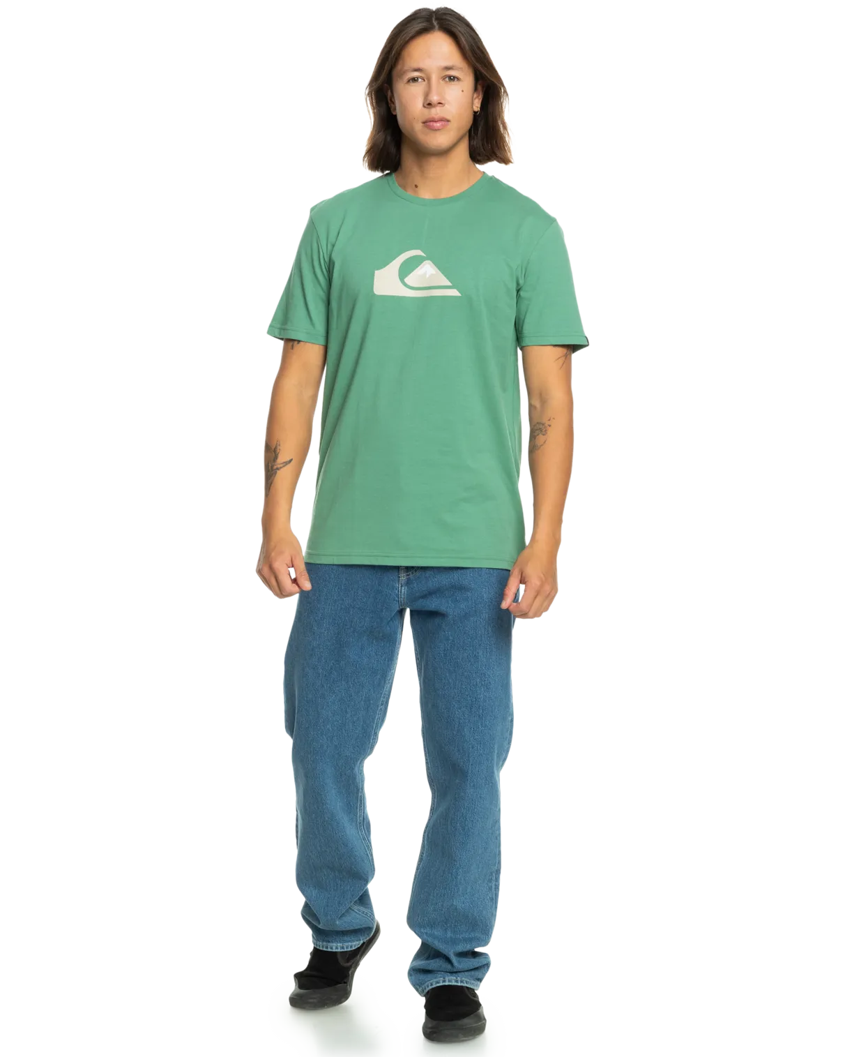 Comp Logo T-Shirt in Frosty Spruce