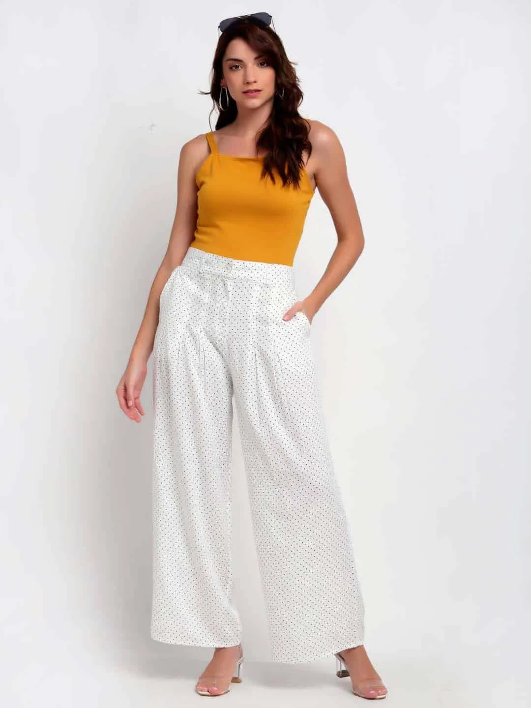 Dots Palazzo Pants