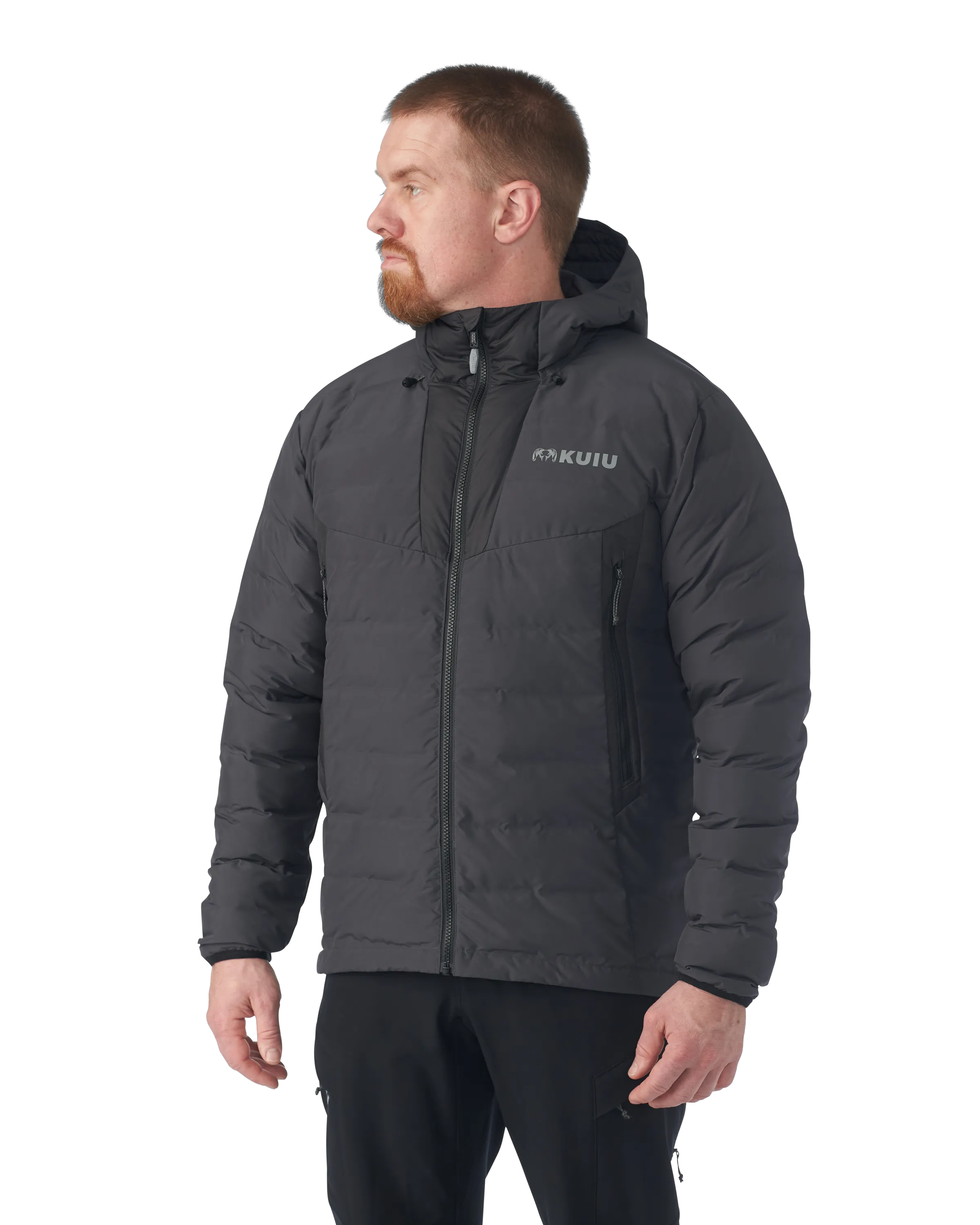 Elements Hooded Jacket | Gunmetal