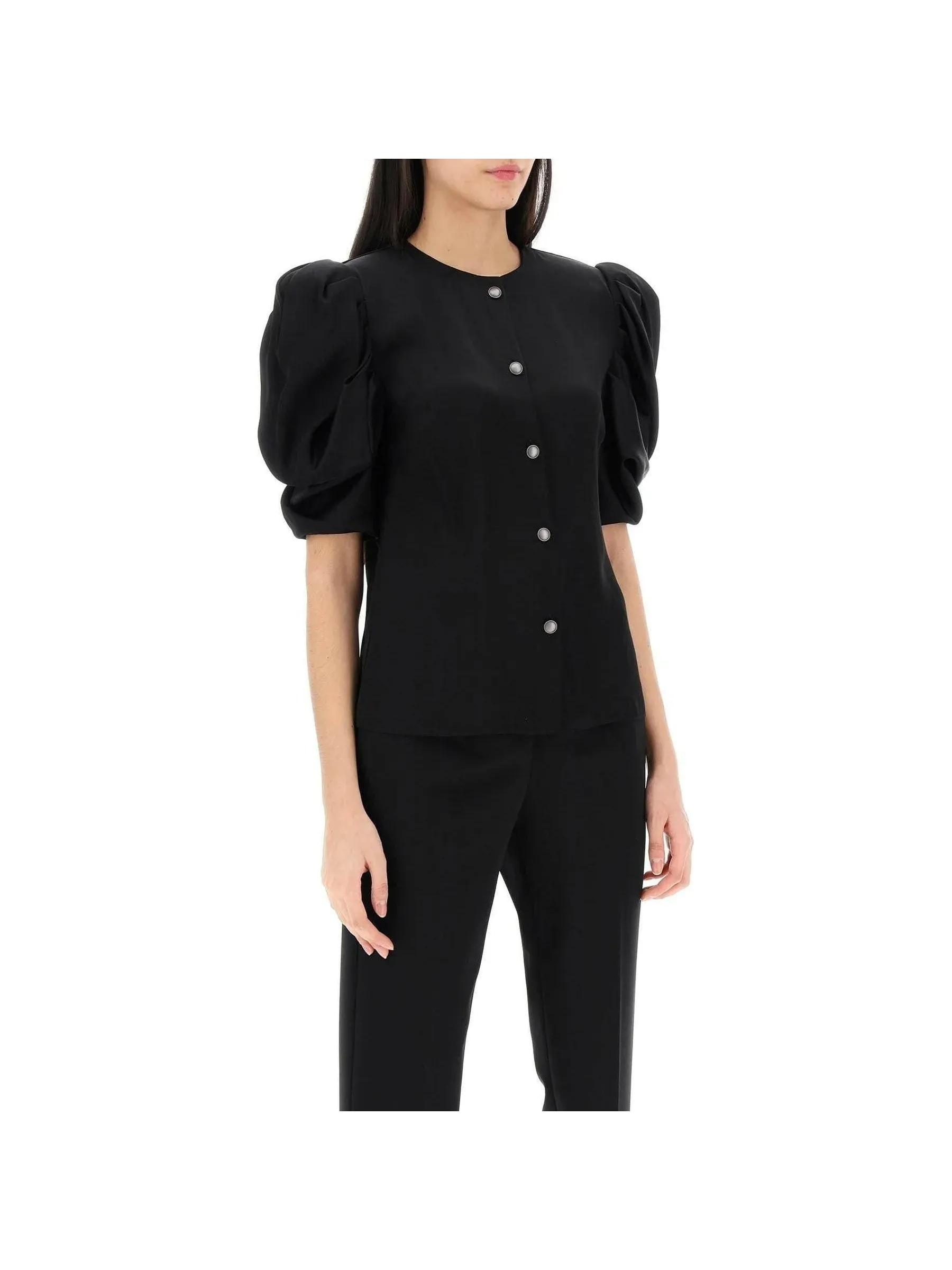 Envers Puffed Sleeve Blouse