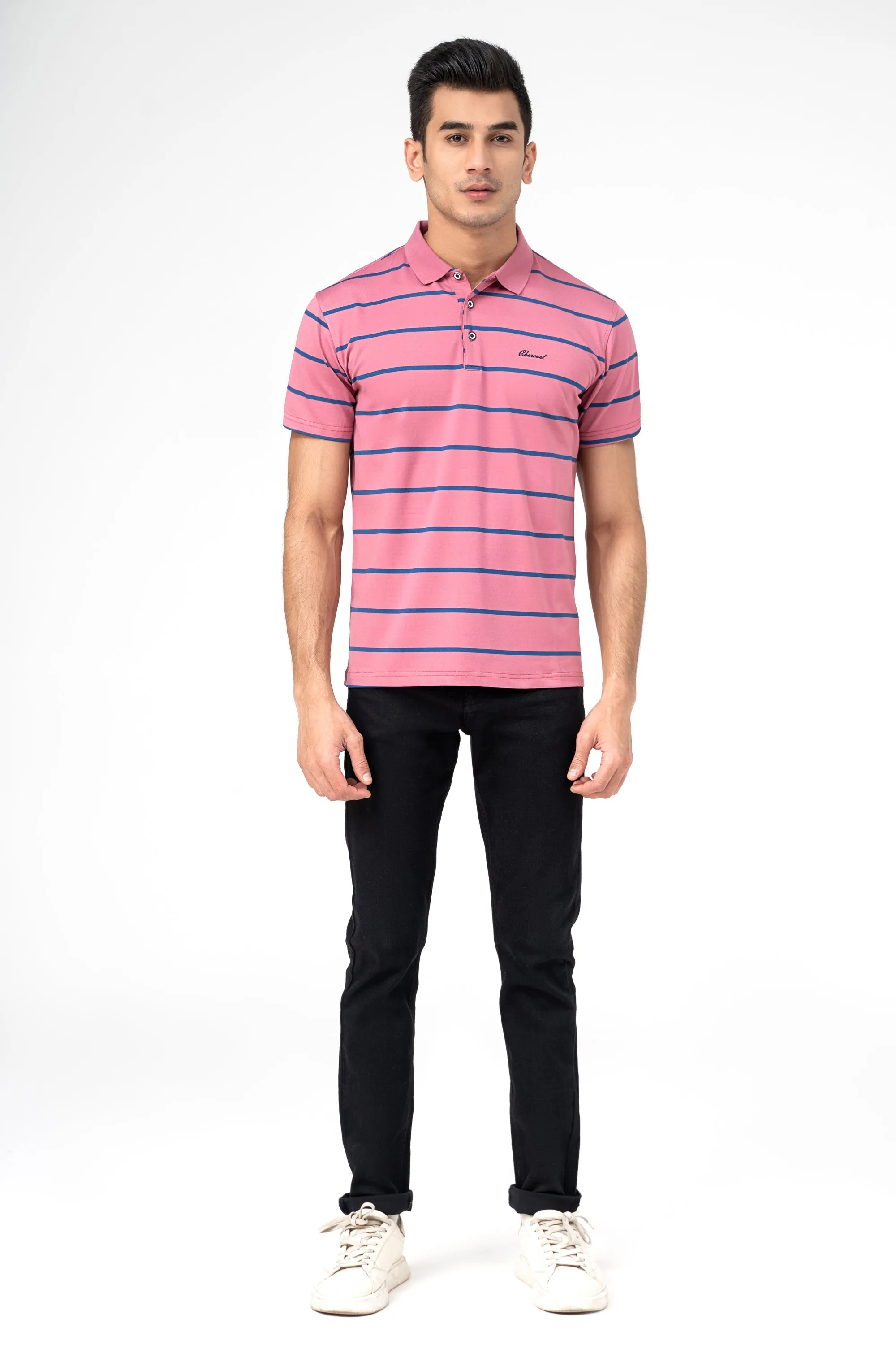 EXECUTIVE ICONIC POLO  CORAL PINK