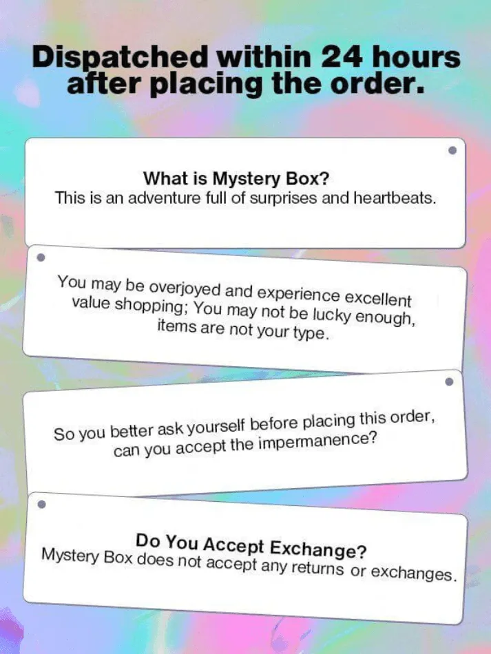 FashionLaura Mystery Box 1 Top 1 Bottom 1 Acc