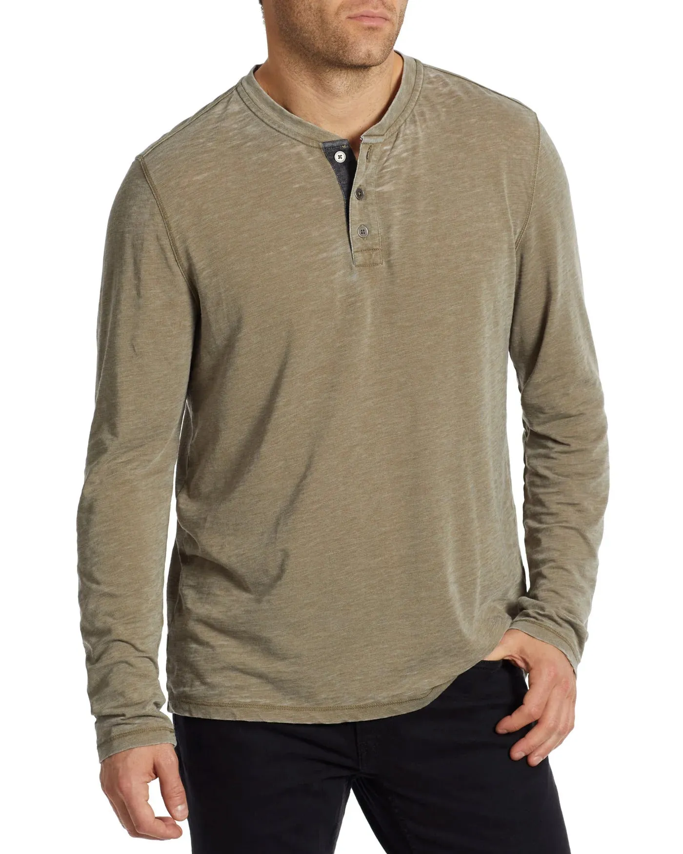 Flag & Anthem Burnout Slub Long-Sleeve Henley