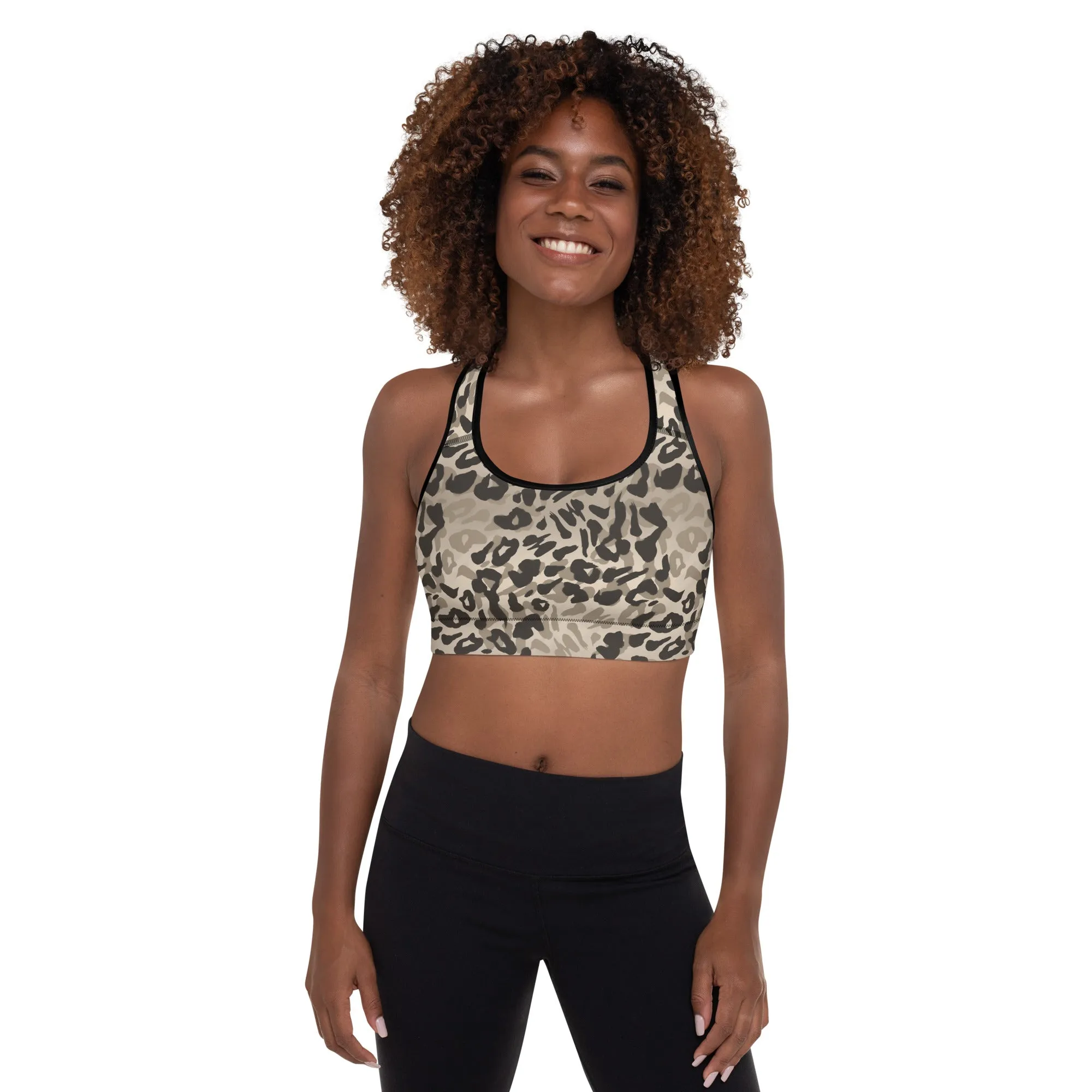 Freedom Padded Yoga BH - Wild Leopard