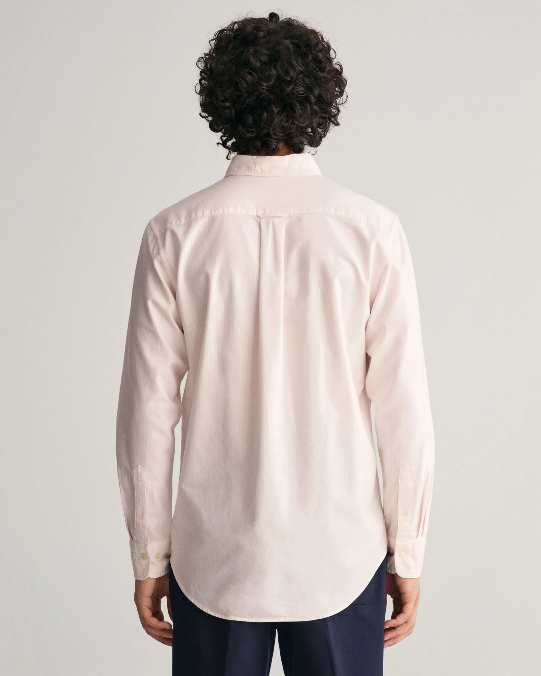 GANT - 3XL -  Reg Oxford Banker Stripe, Light Pink