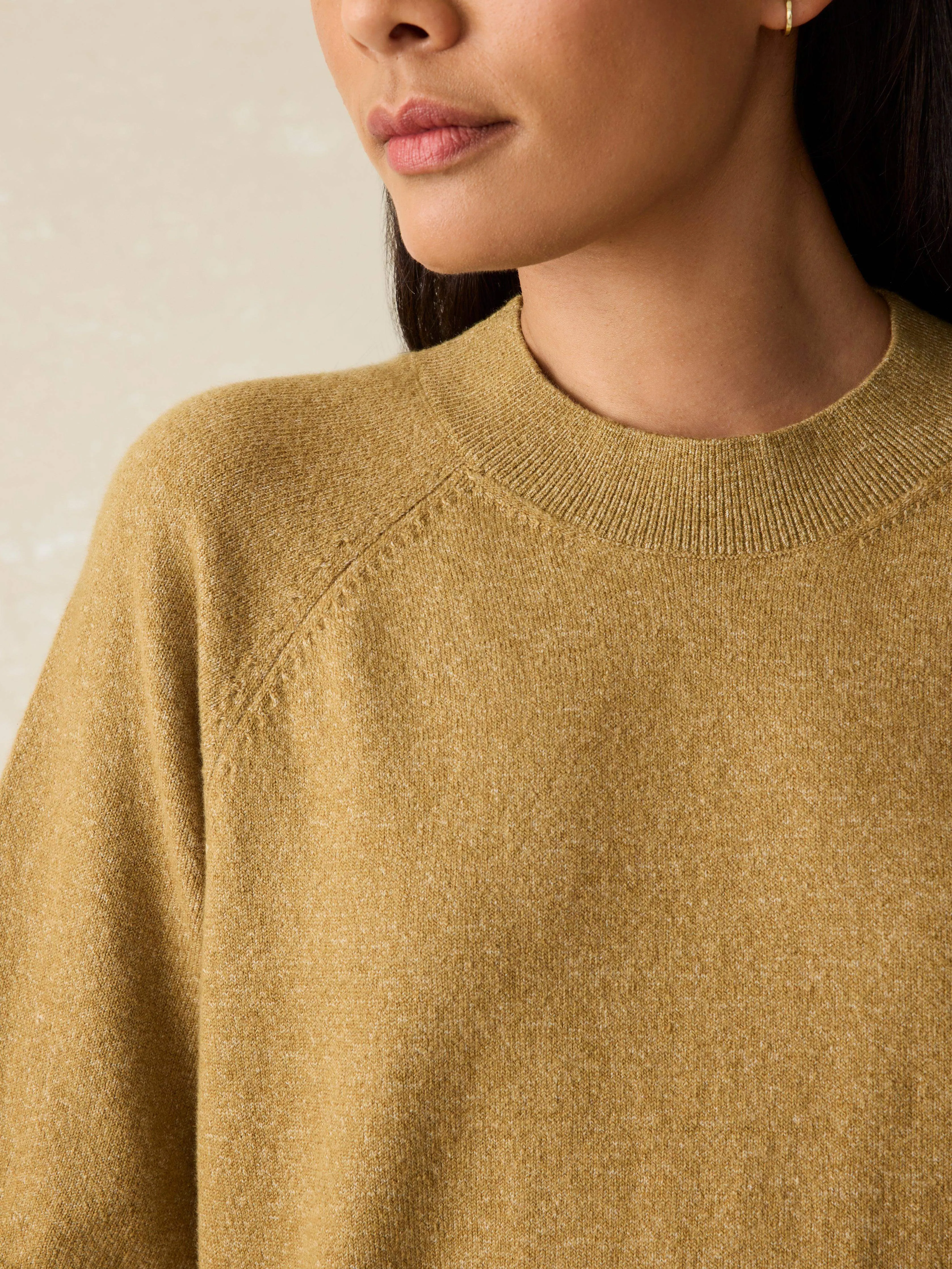 Jackson Sweater Tee - Antique Bronze Heather
