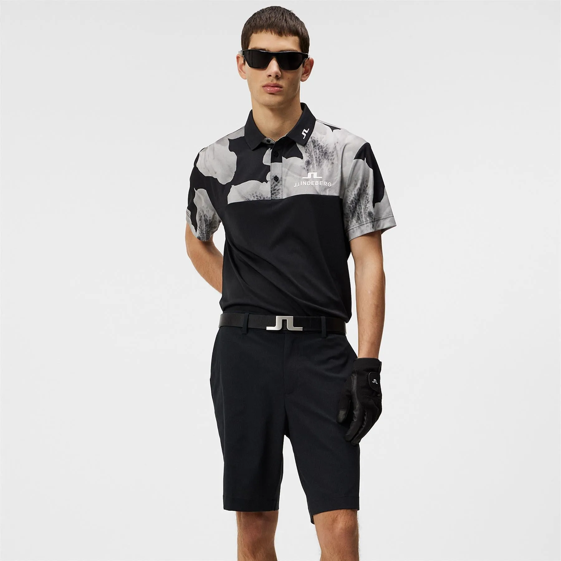Jeff Regular Fit TX Jersey Tour Polo Black - SS24