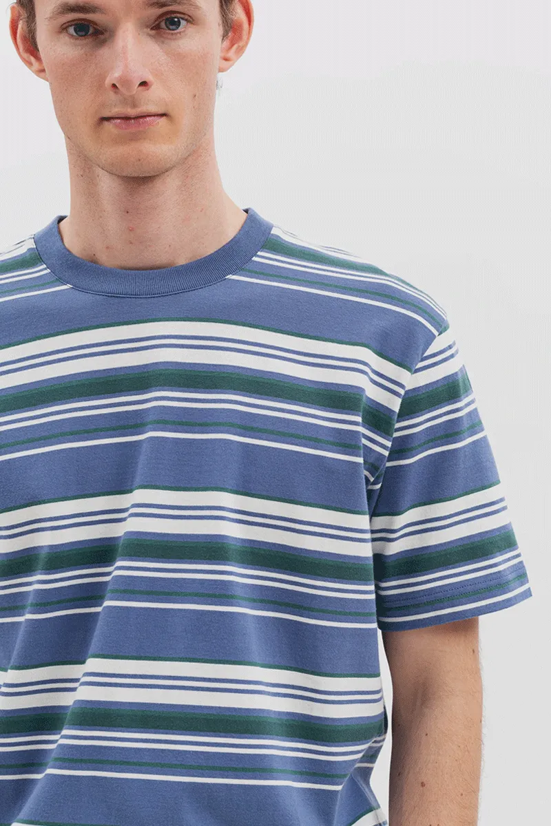 Johannes Weekend Stripe - Calcite Blue