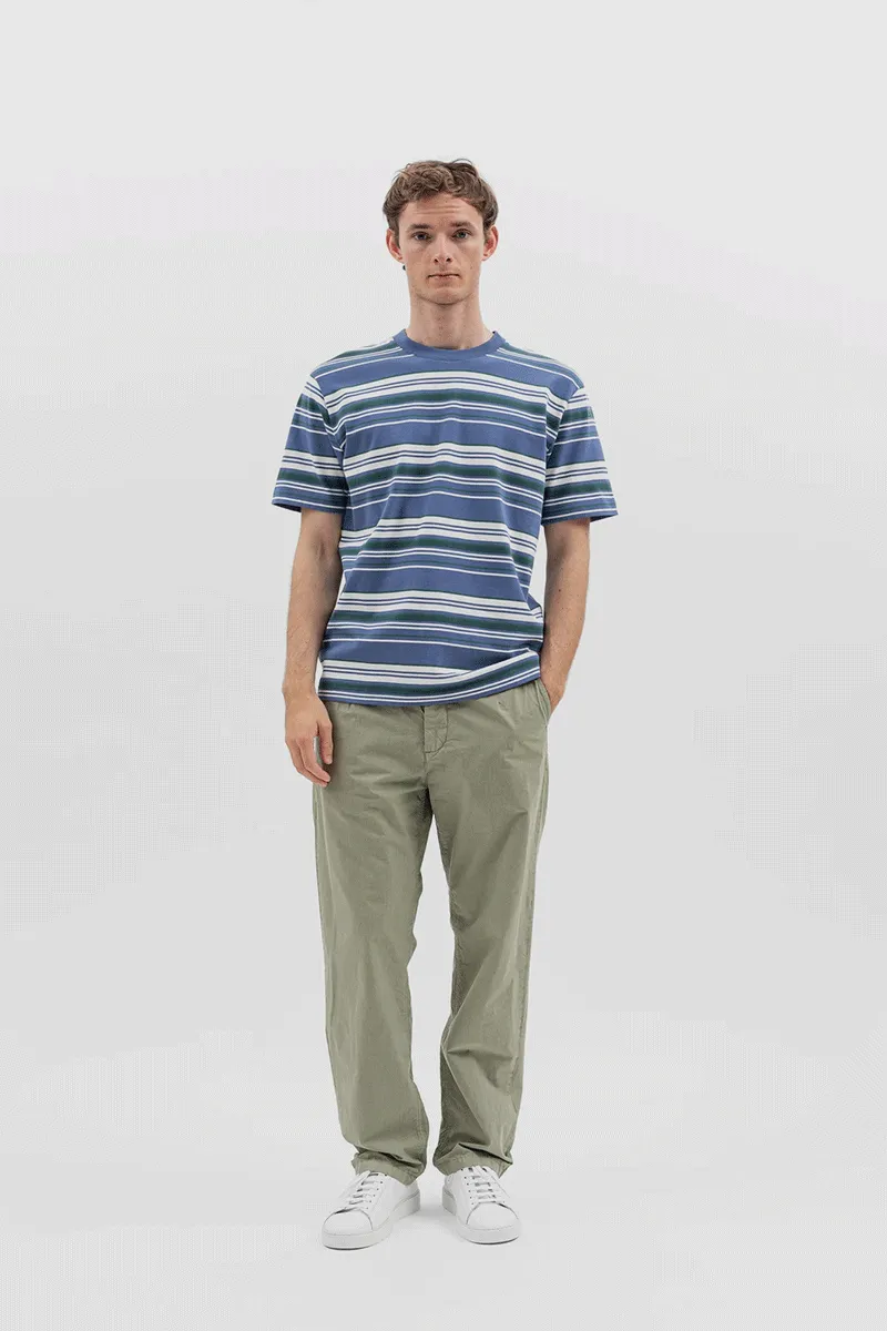 Johannes Weekend Stripe - Calcite Blue