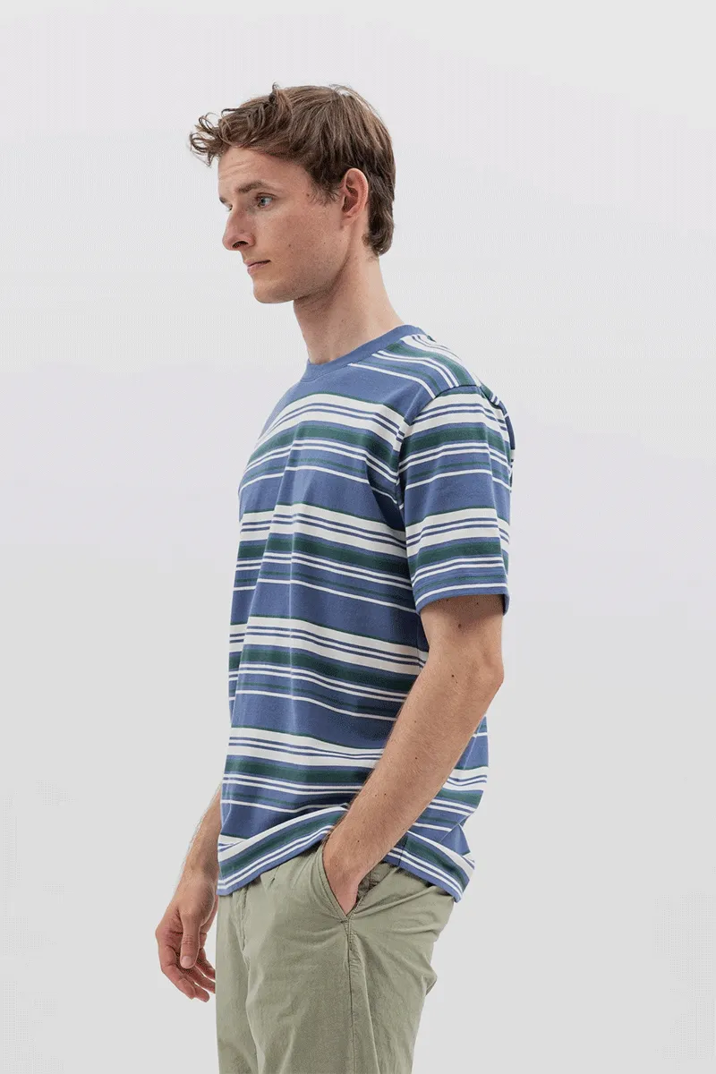 Johannes Weekend Stripe - Calcite Blue