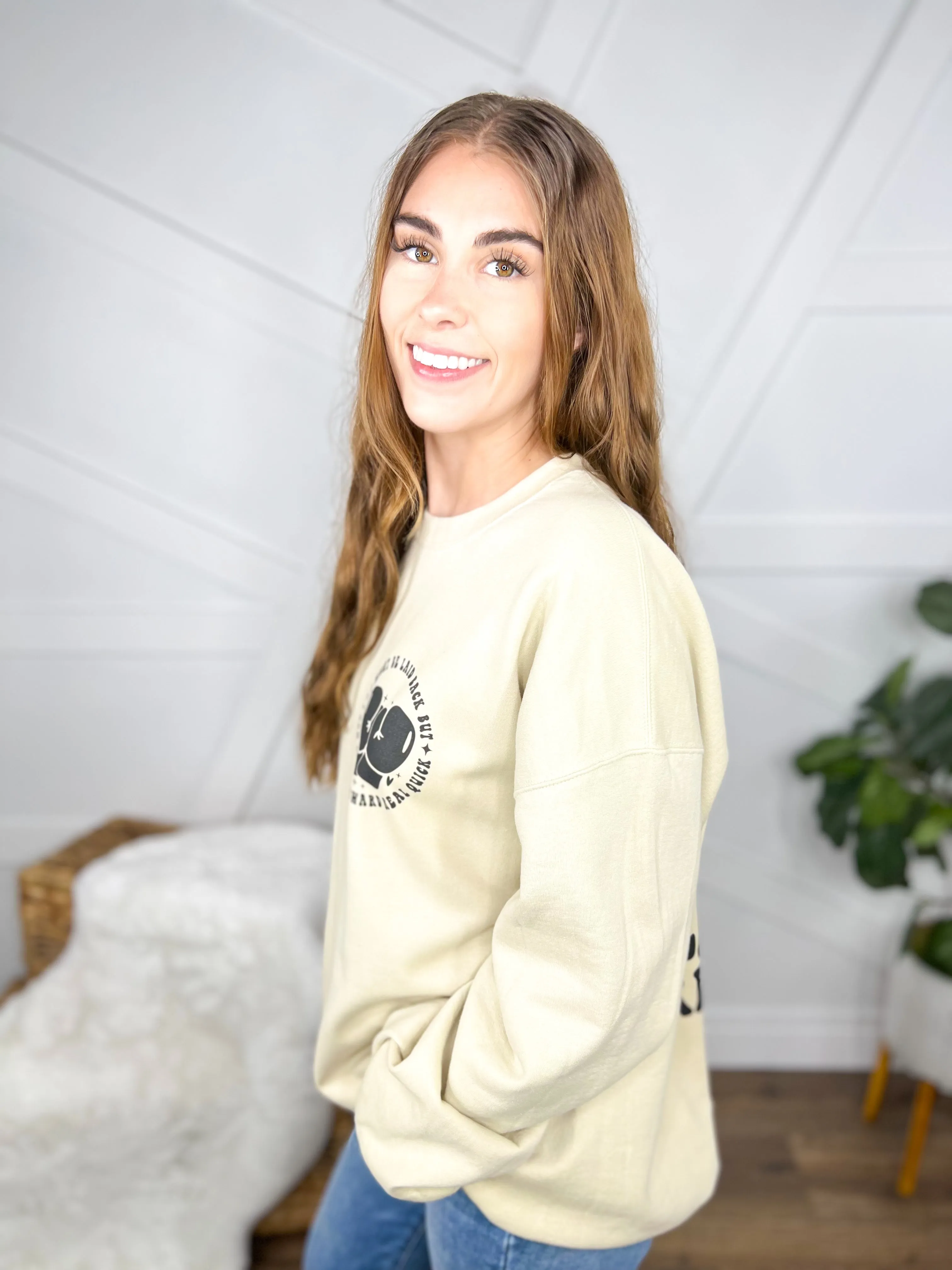 Laid Back Graphic Sweatshirt