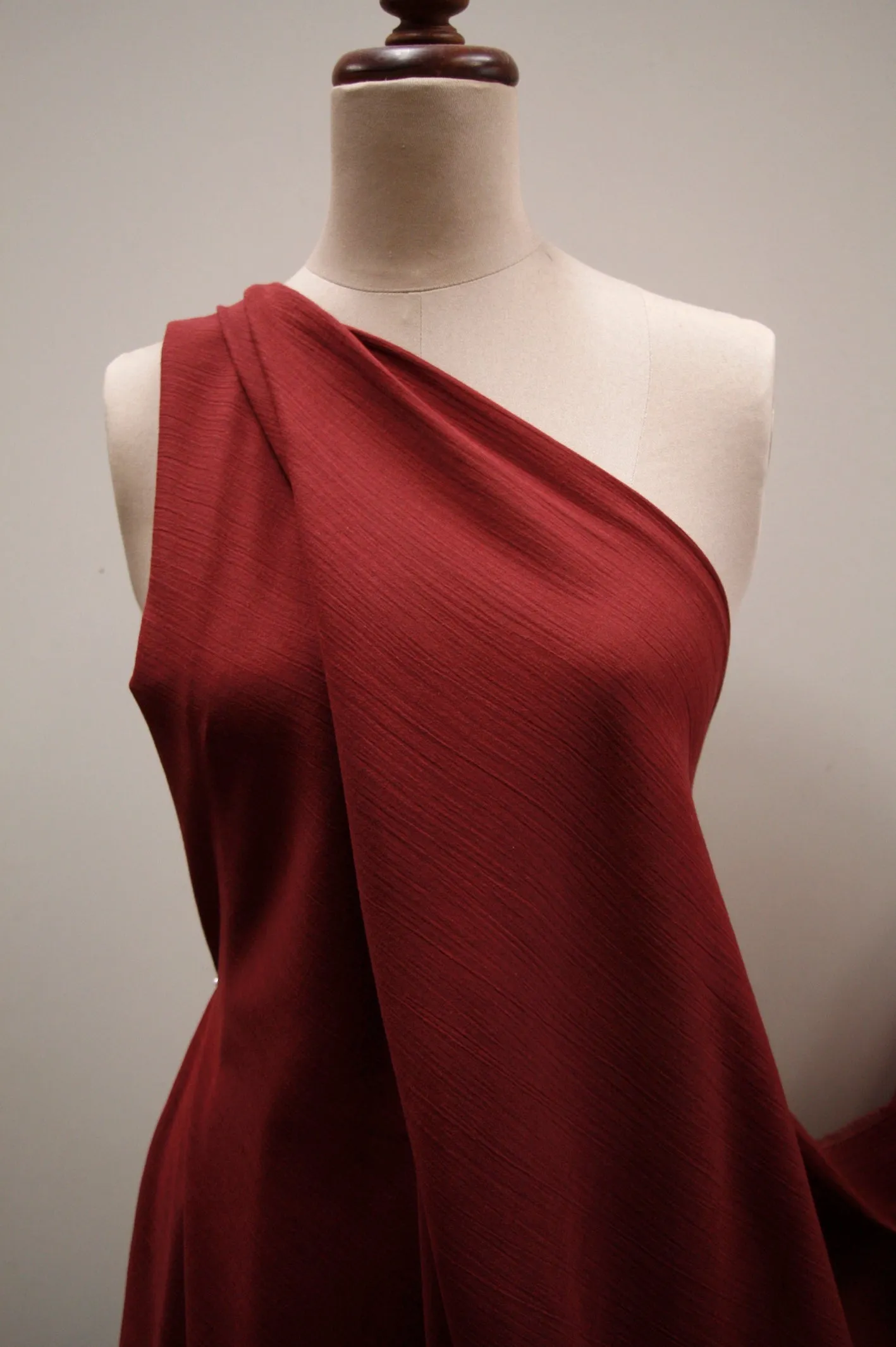 Last Chance of Burgundy Ocean Cotton Gauze