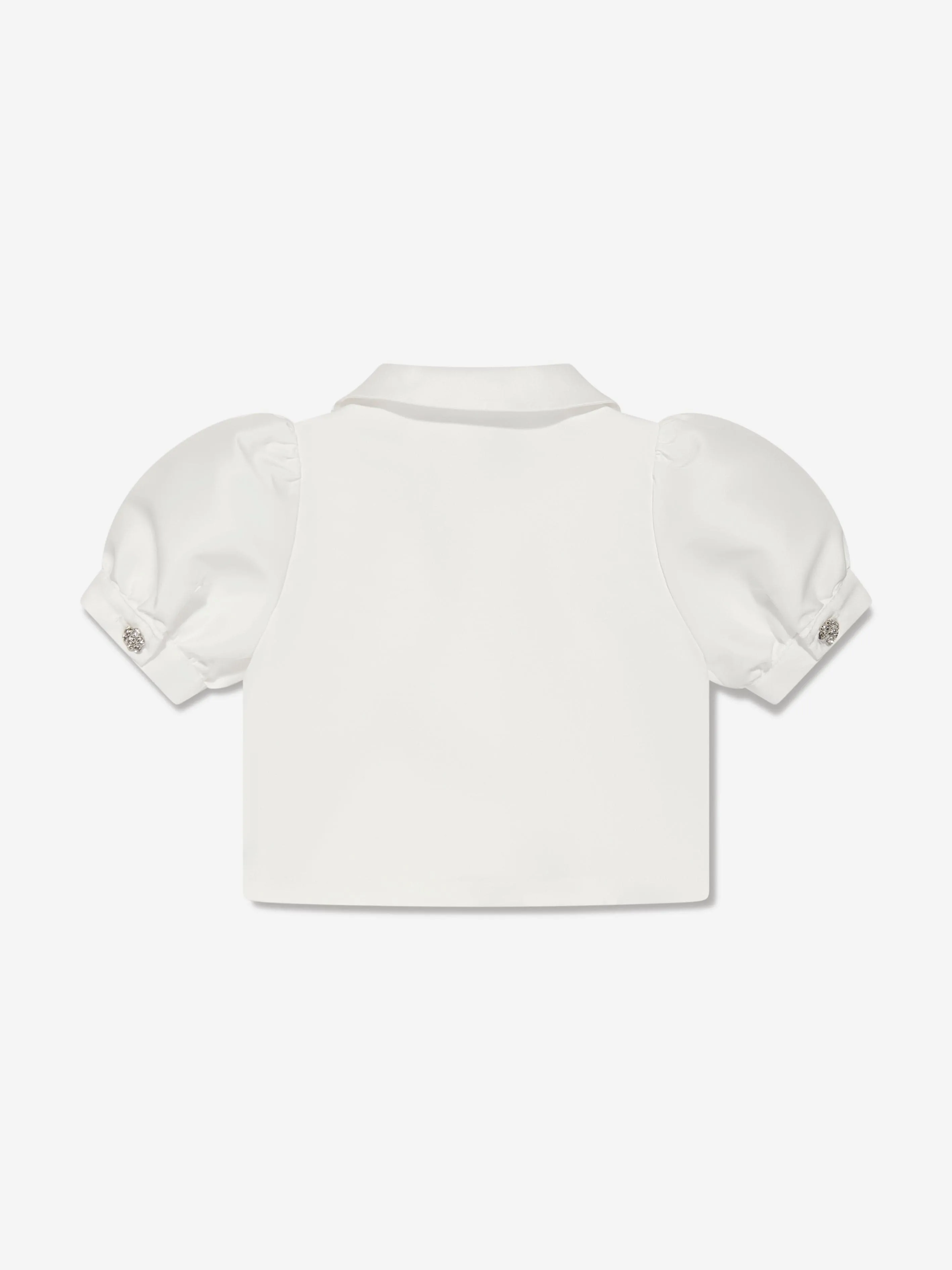 Mama Luma Girls Blouse in Ivory