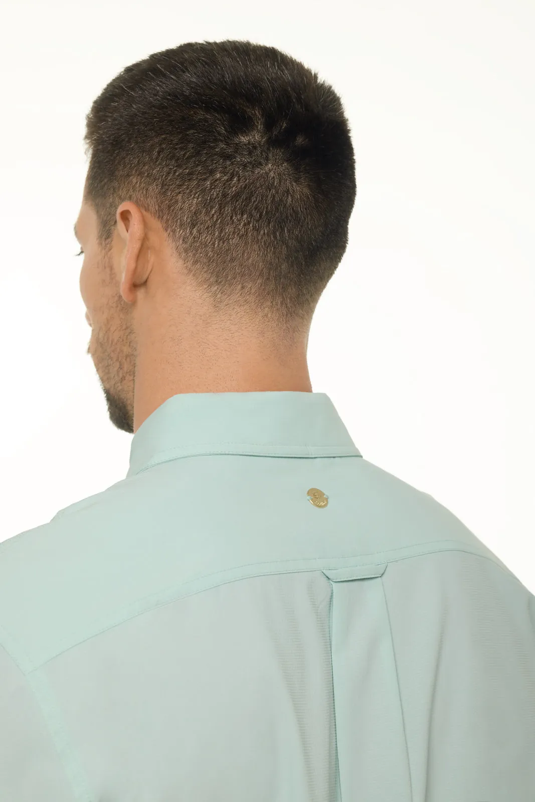 Men's Aricia Sun Shirt  |  Misty Aqua