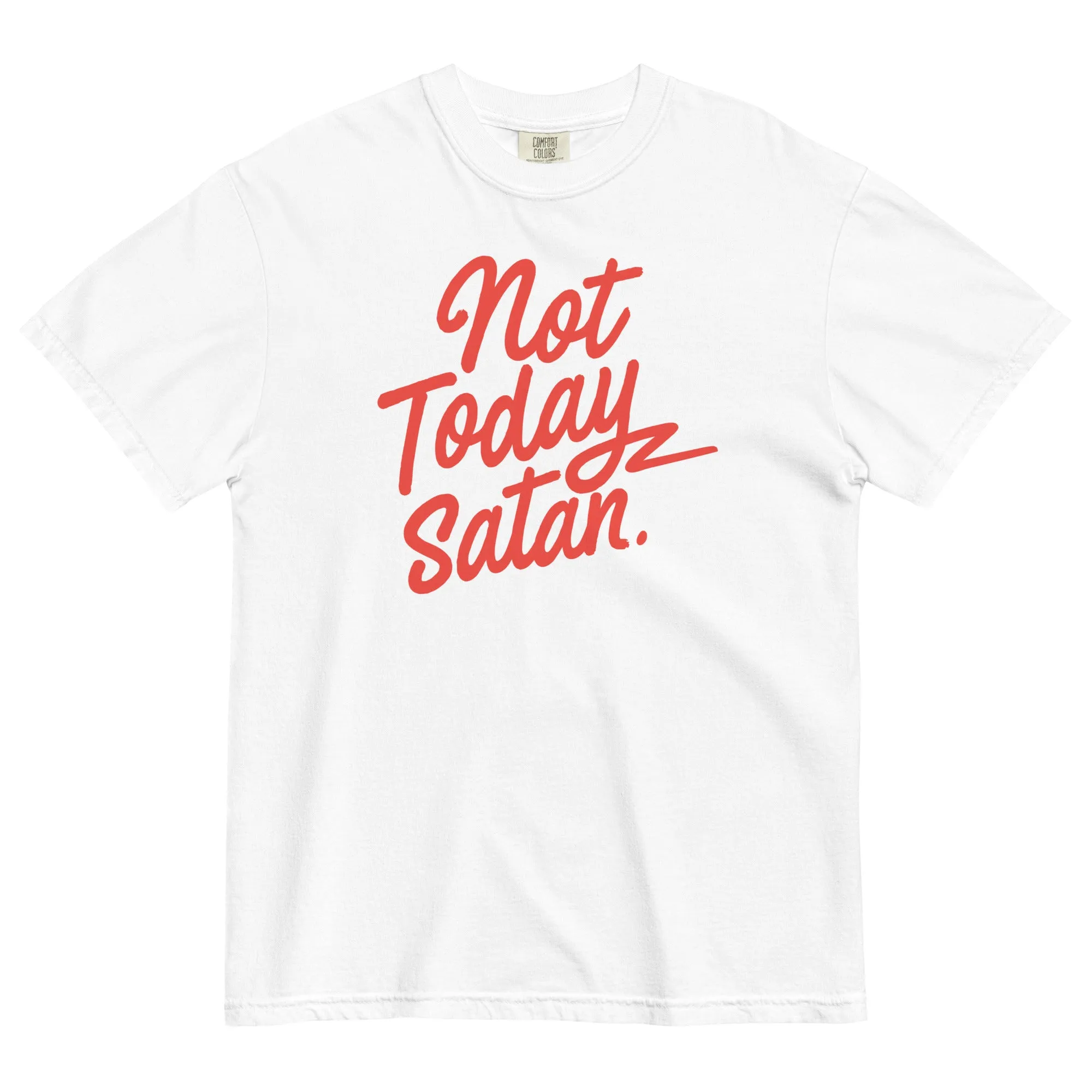 Not Today Satan Men's Relaxed Fit Tee