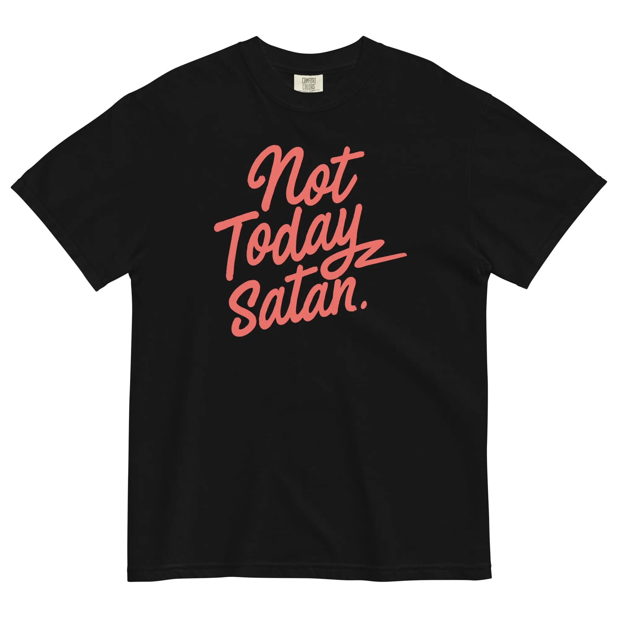 Not Today Satan Men's Relaxed Fit Tee