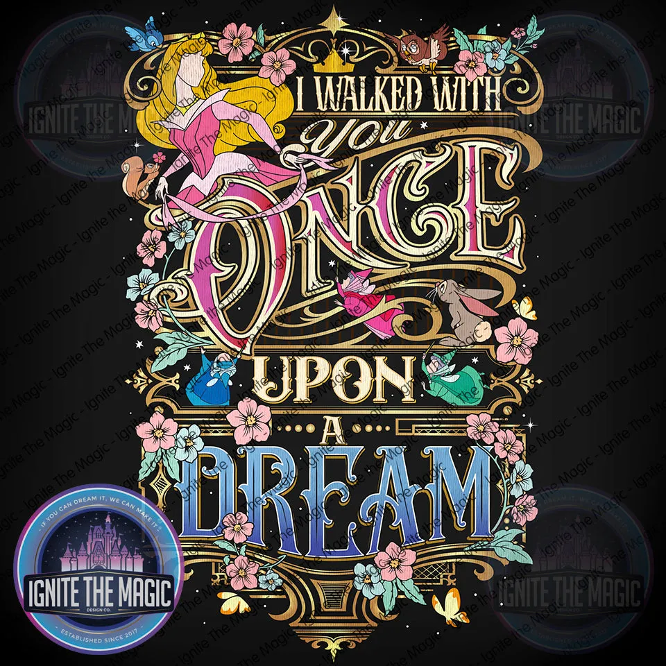 Once Upon a Dream - Unisex Tie Dye Tees
