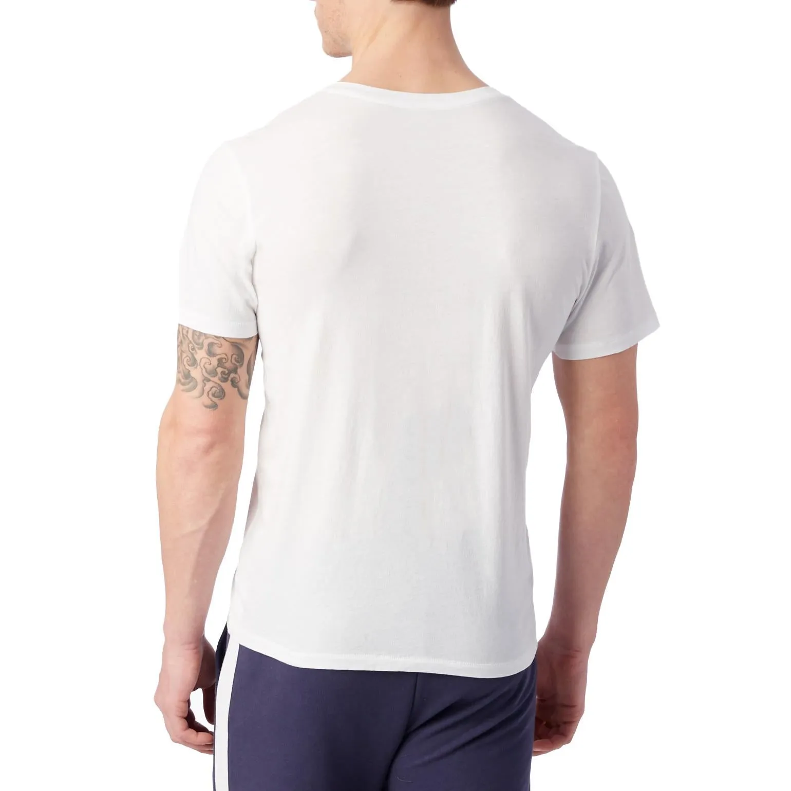 Organic Short Sleeve Henley (Earth White)