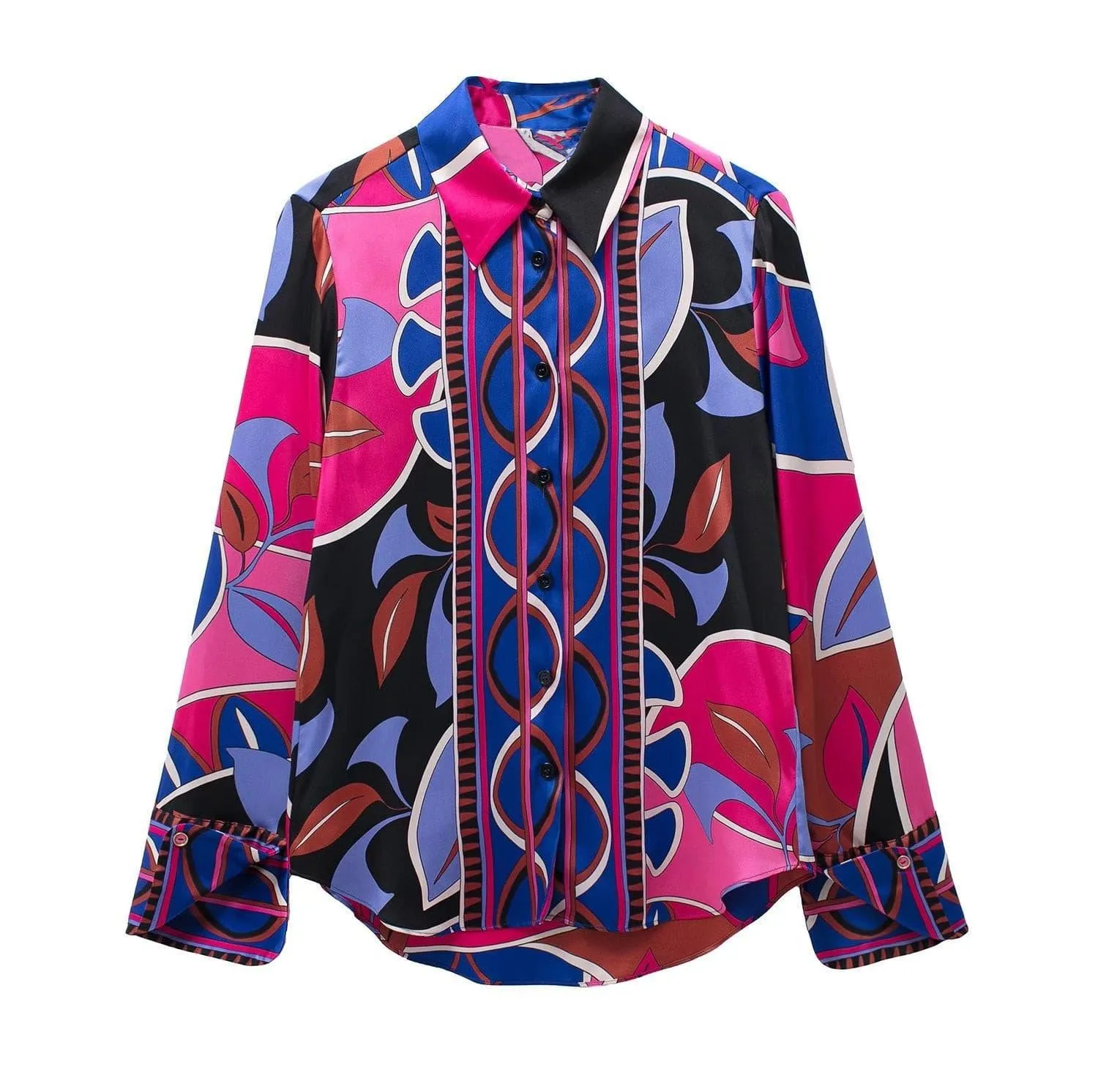 Printed drape suit 2 pieces