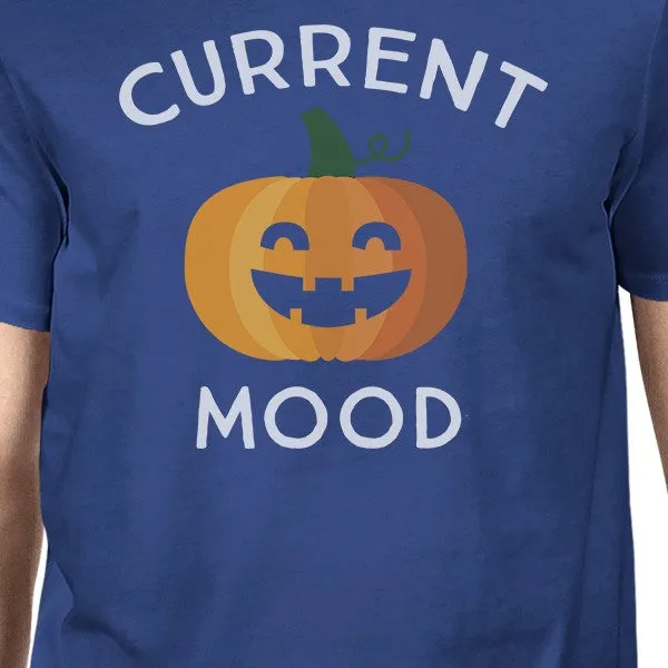 Pumpkin Current Mood Mens Royal Blue Shirt