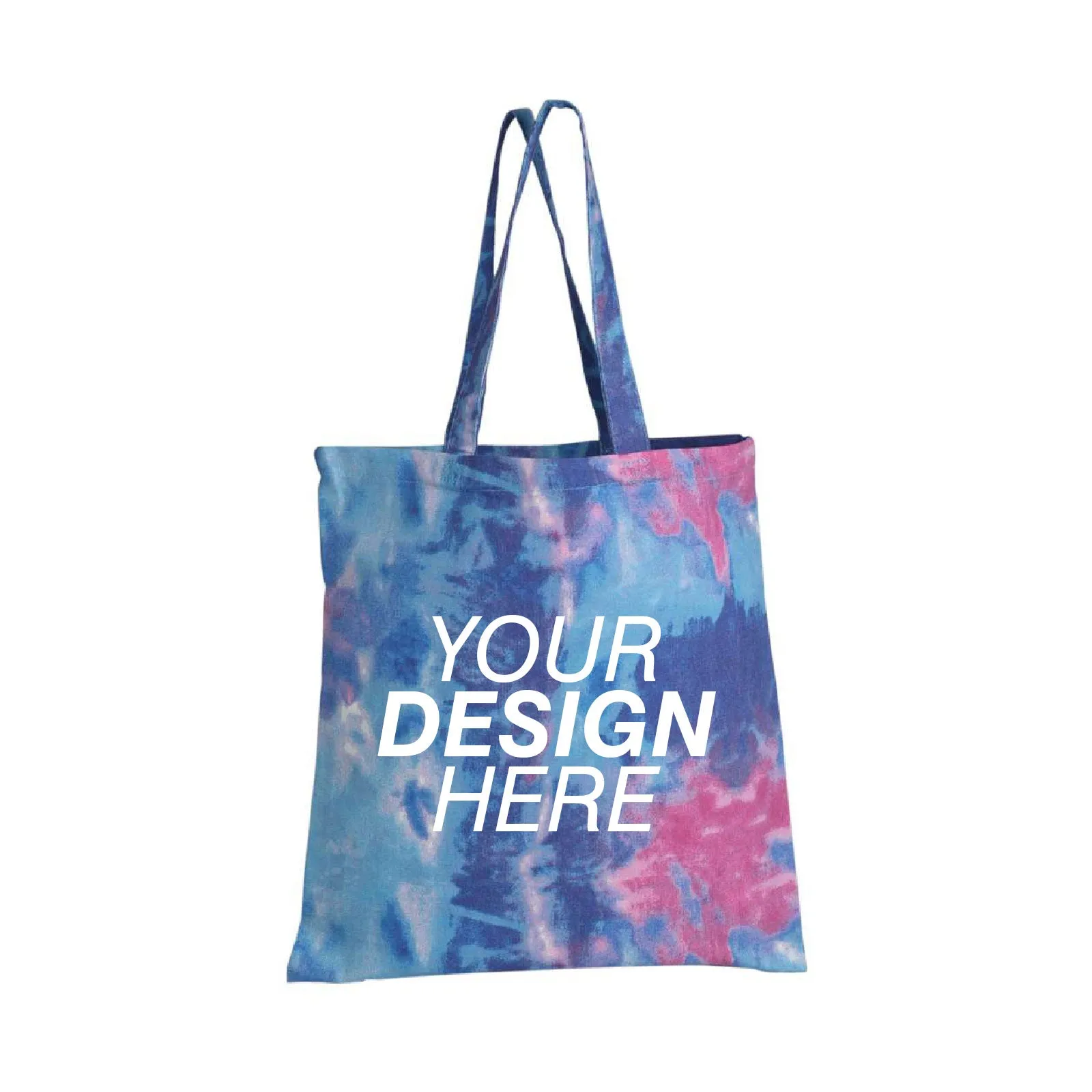 Q-Tees Tie-Dyed Canvas Bag