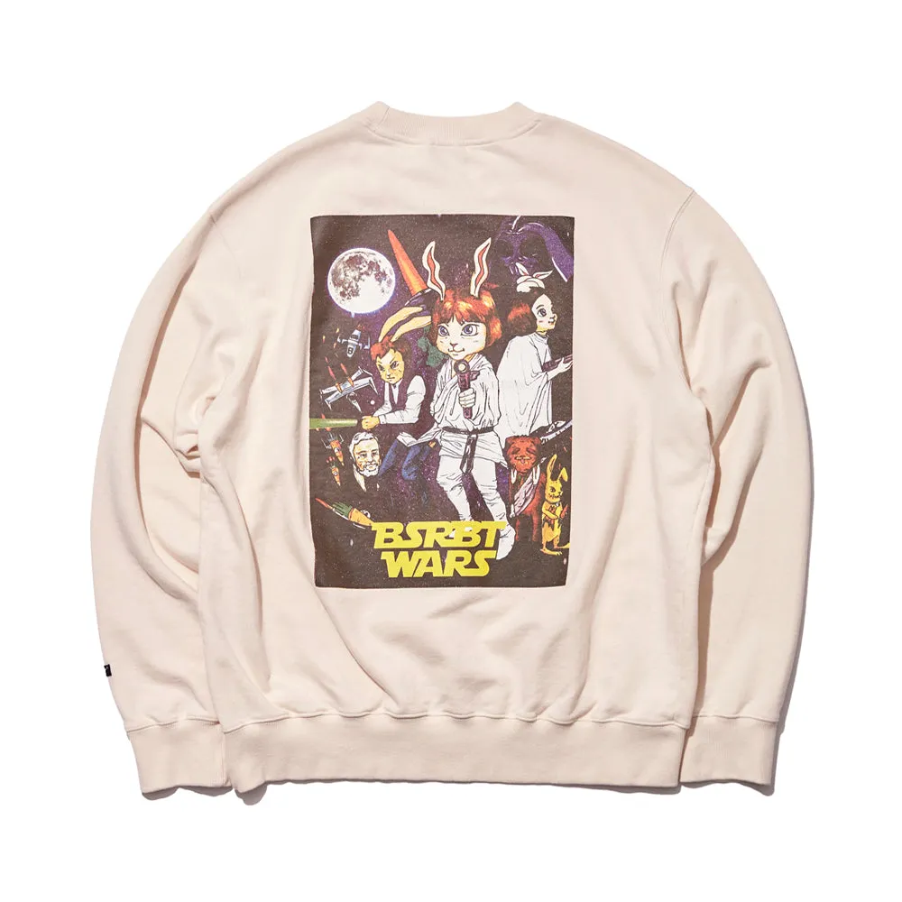 RABBIT WARS WELCOME DRY SWEAT SHIRT CREAM