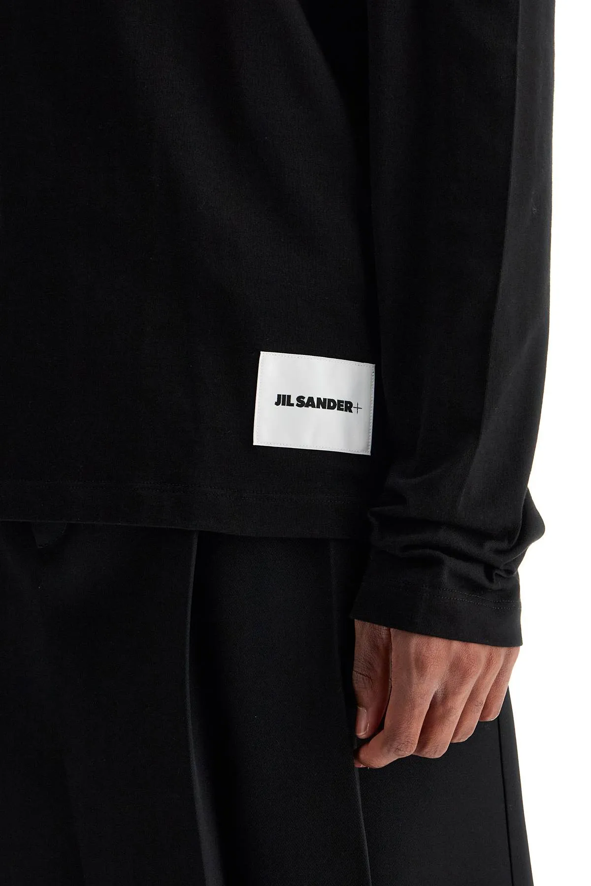 Ribbed Cotton Long-Sleeve Shirt