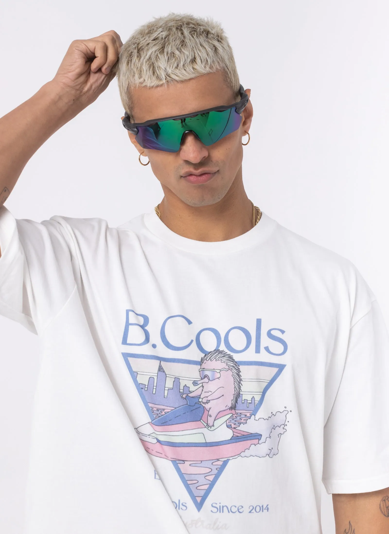 Ski Club Tee White