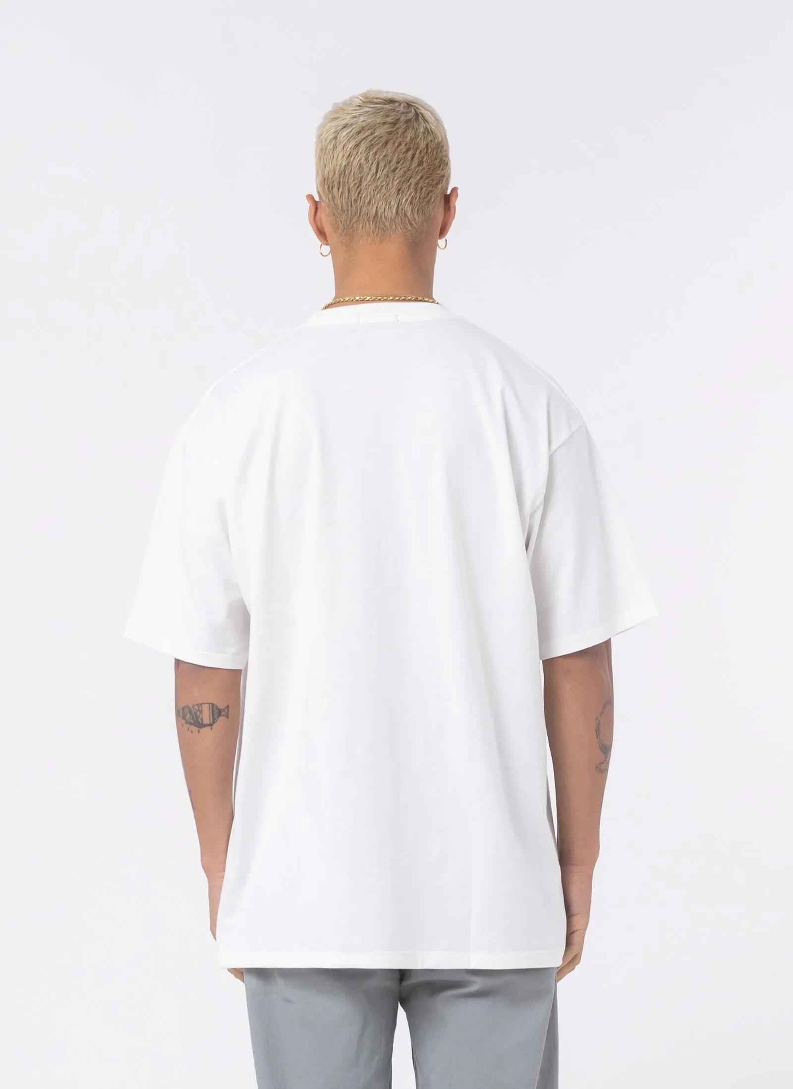 Ski Club Tee White