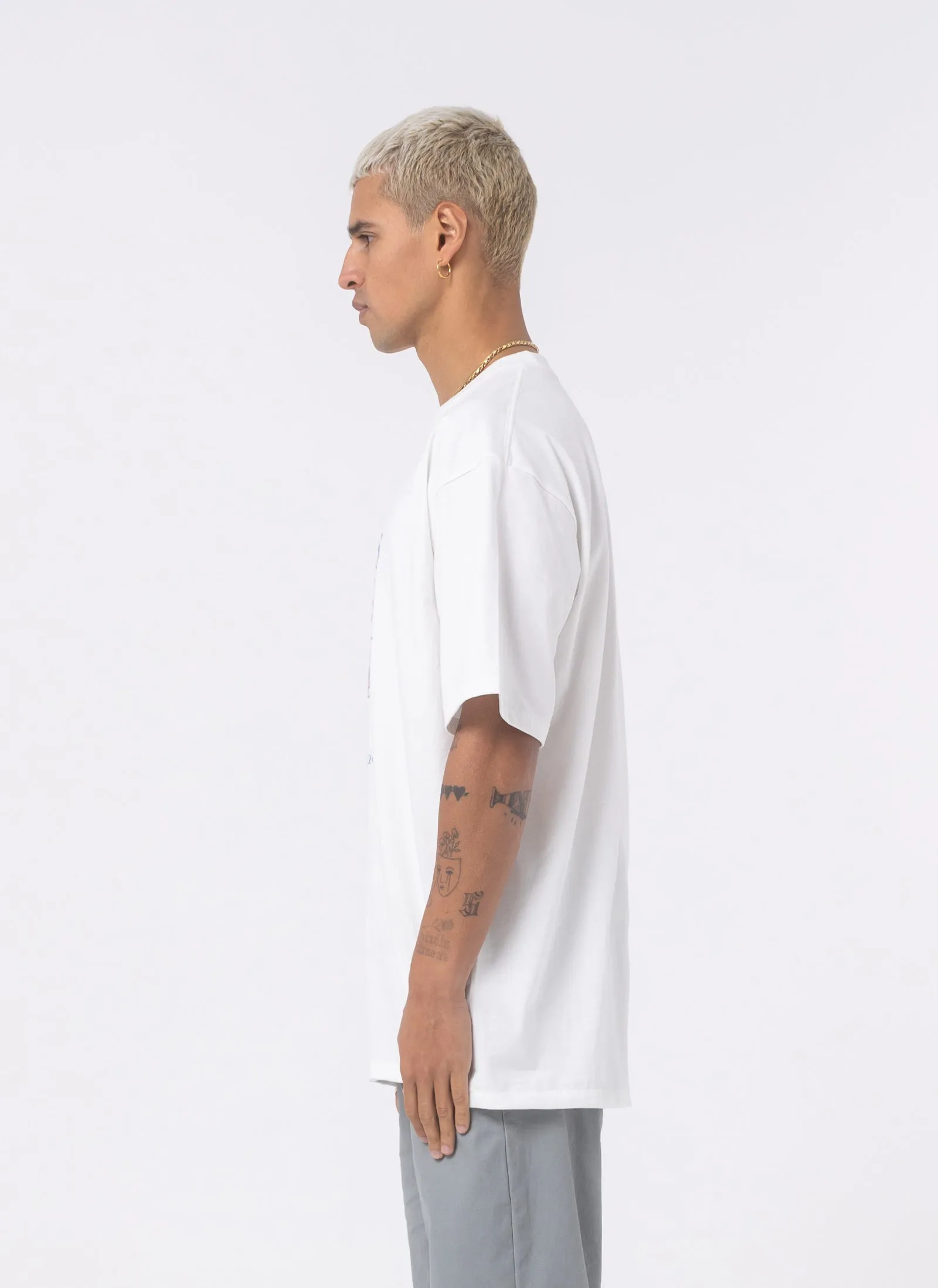 Ski Club Tee White
