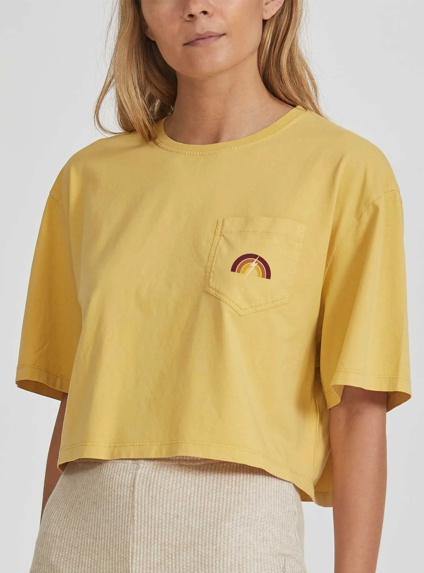 SQUARE T-SHIRT WITH CHEST POCKET
