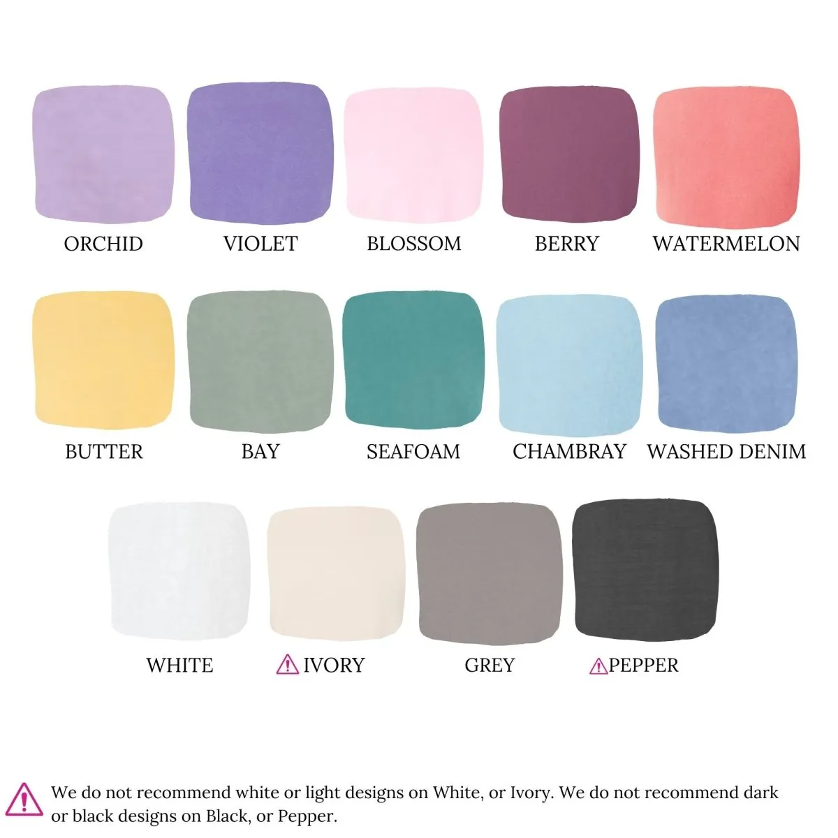 Summer Vibes Pink van Comfort Color