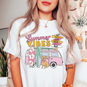 Summer Vibes Pink van Comfort Color