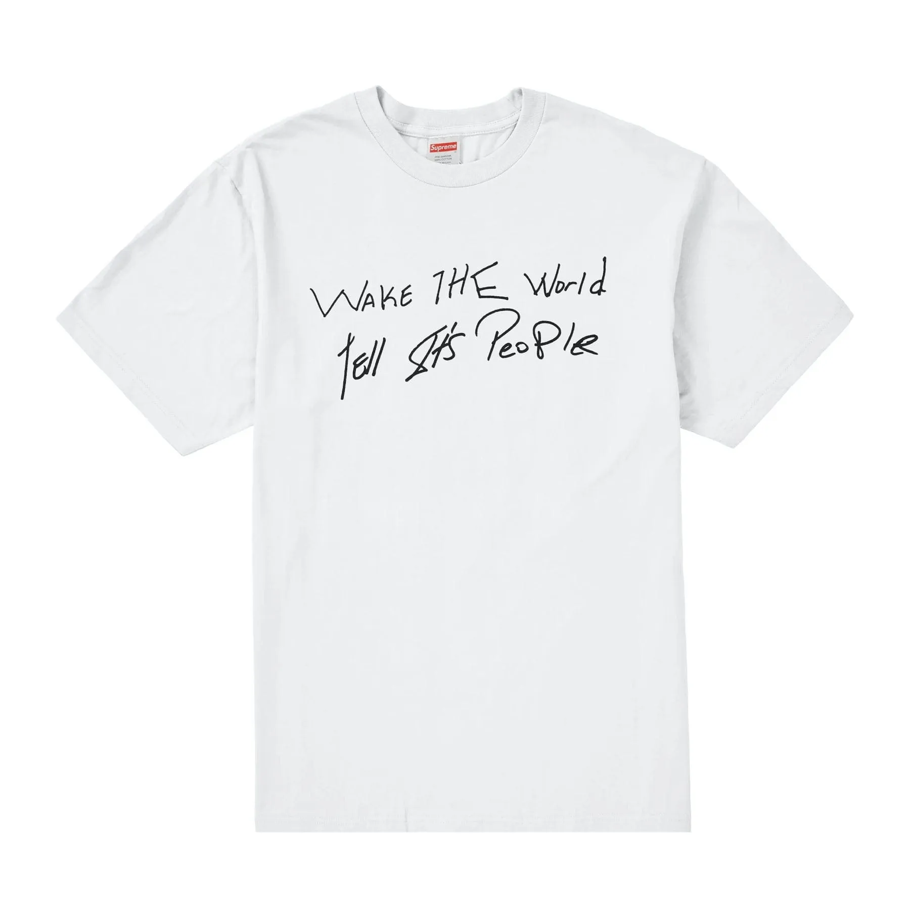 Supreme Buju Banton Tee White