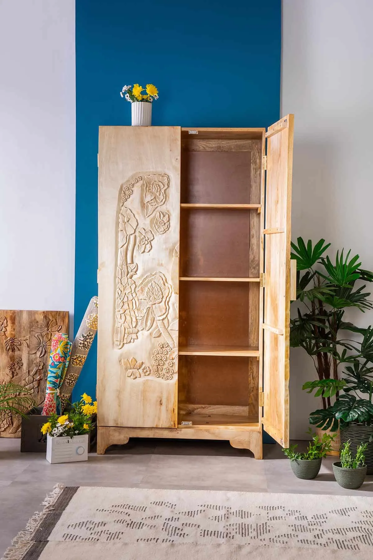 Tree Tops Mango Wood Cabinet