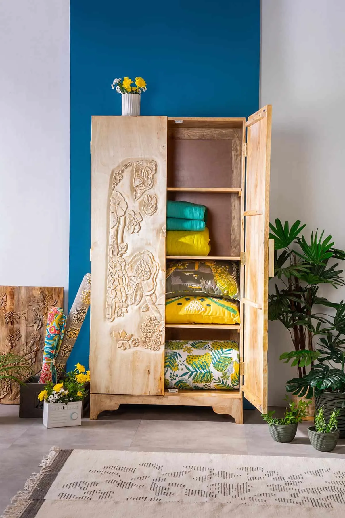 Tree Tops Mango Wood Cabinet