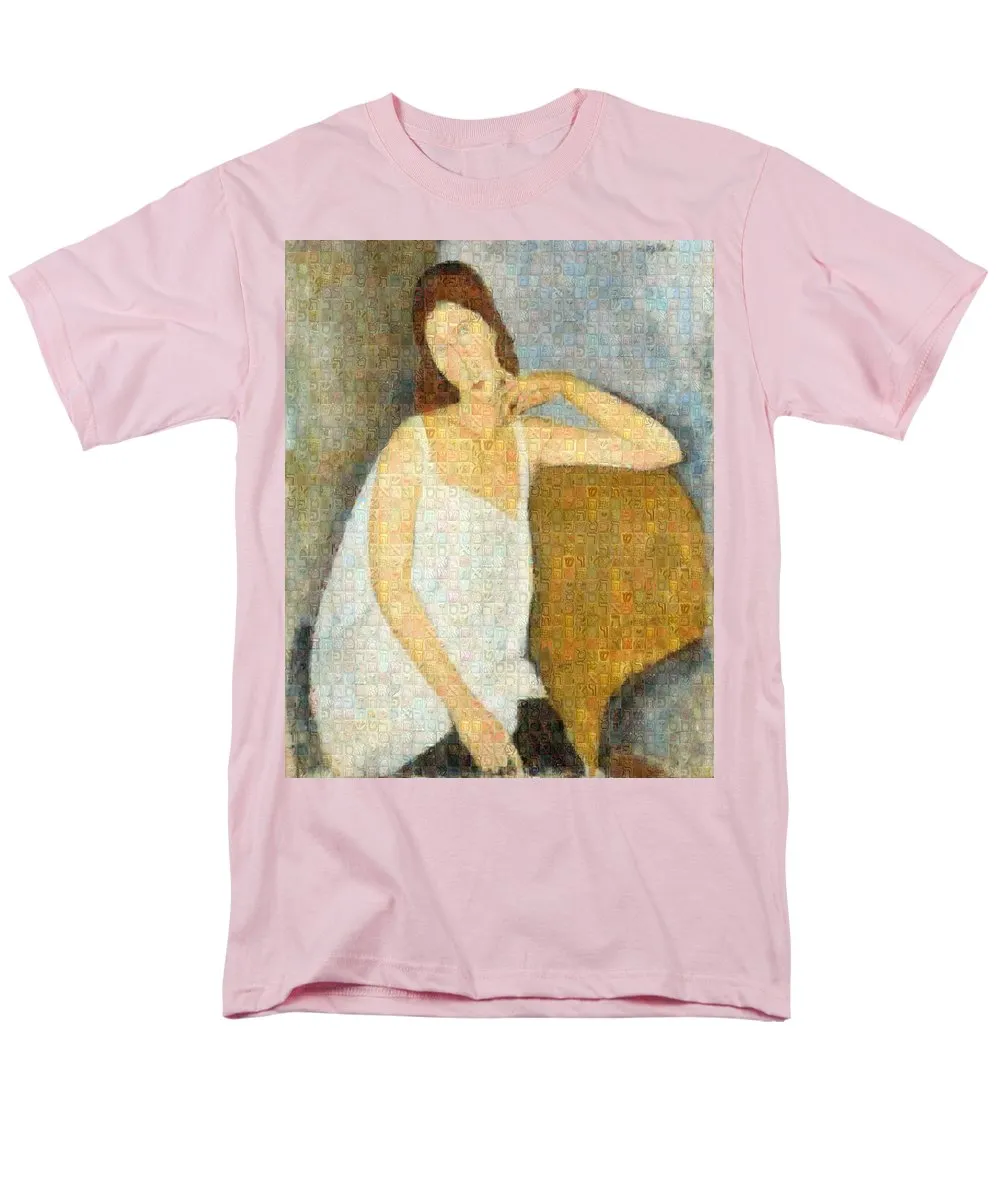 Tribute to Modigliani - 3 - Men's T-Shirt  (Regular Fit)