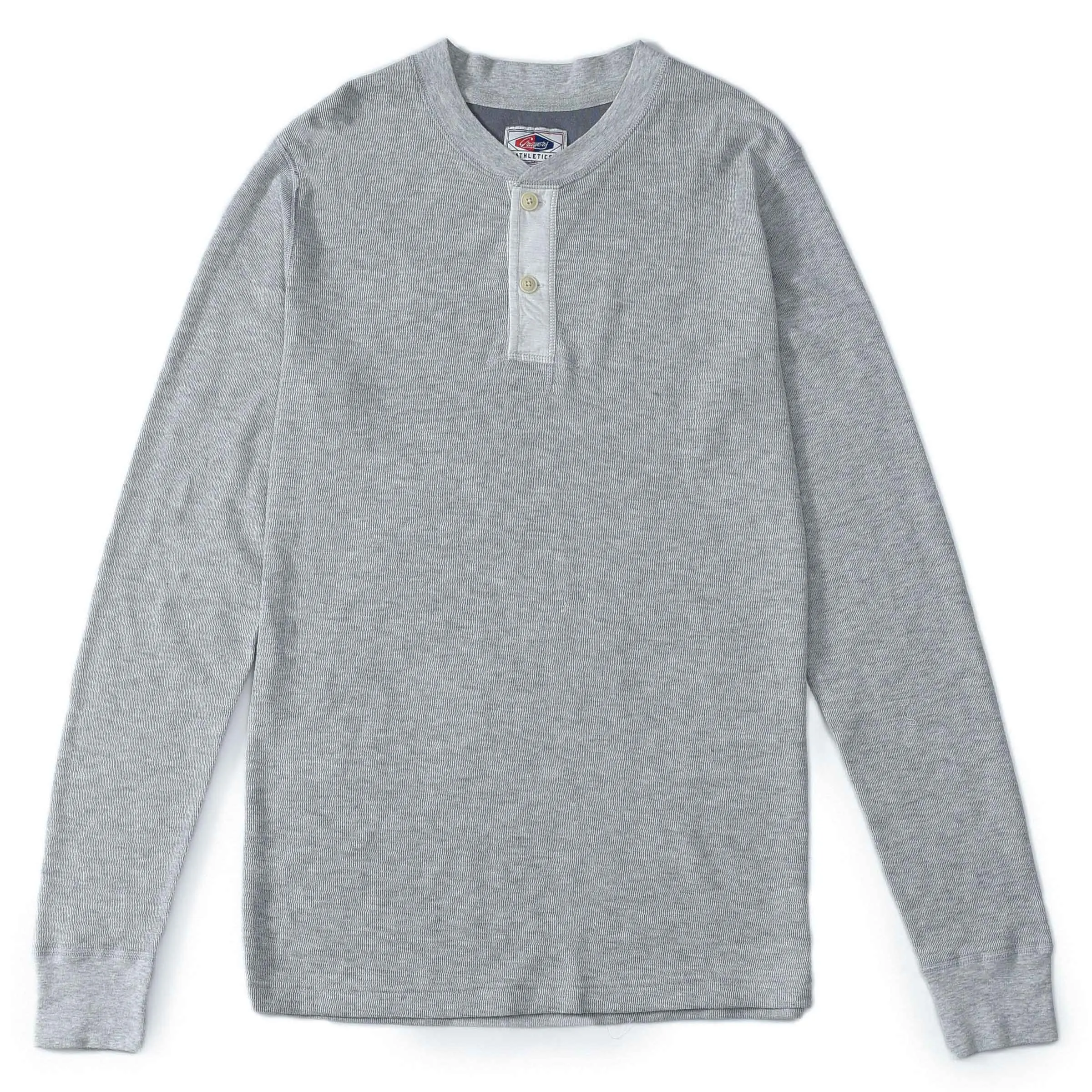 Windsor Double Cloth Henley - Oatmeal (Final Sale)*