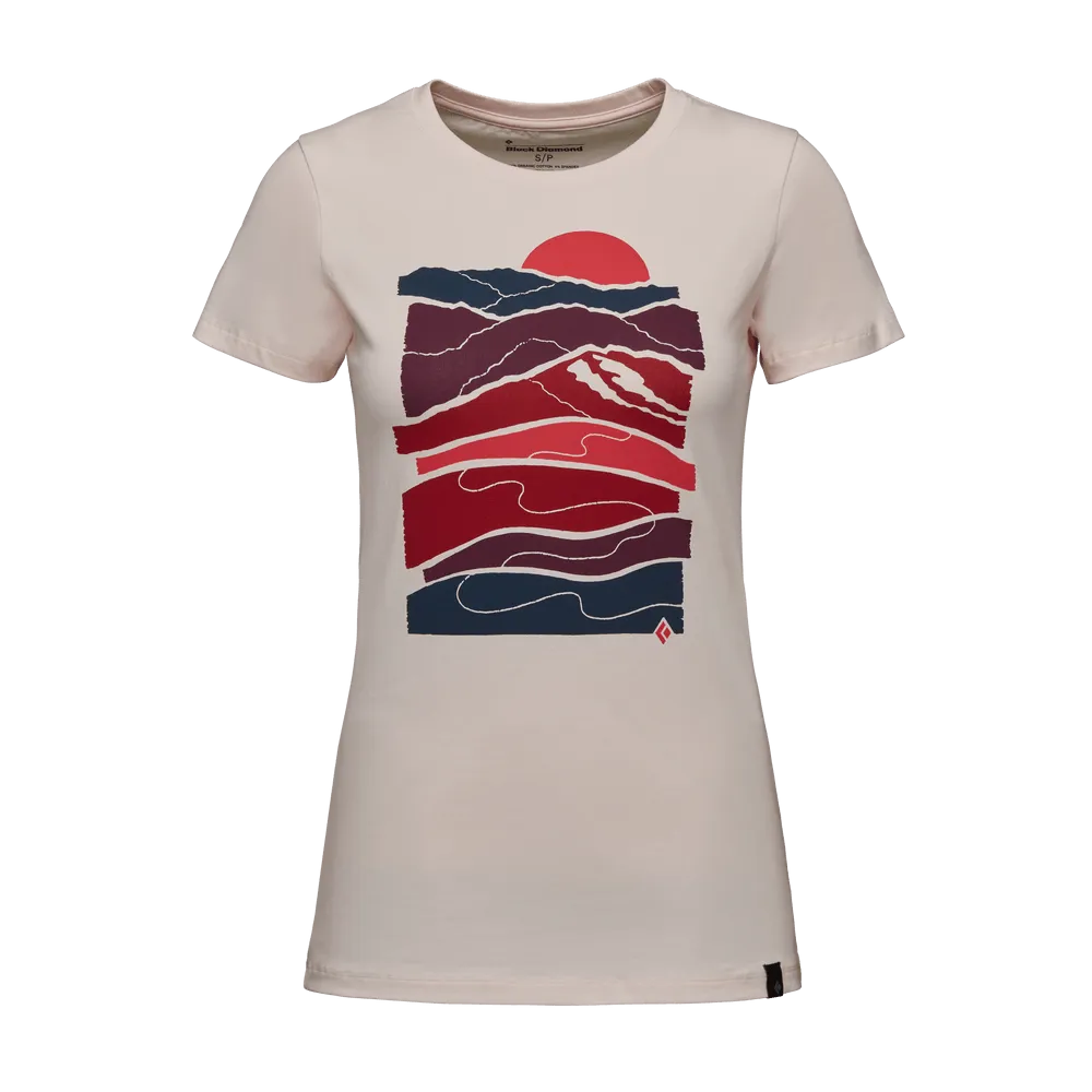 Womens LVLD Landscape Short Sleeve T-Shirt